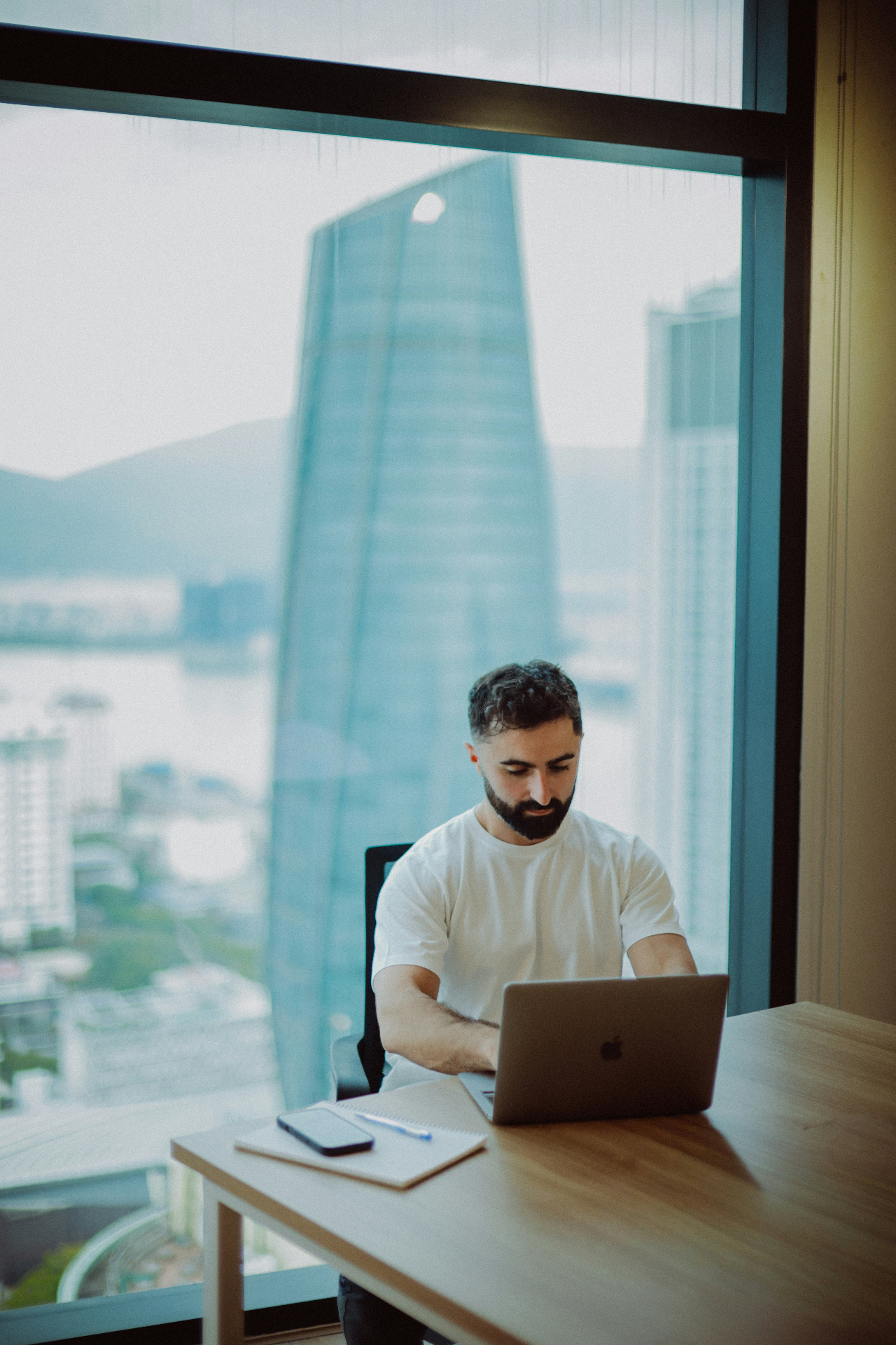 Self-employed professional exploring flexible financing