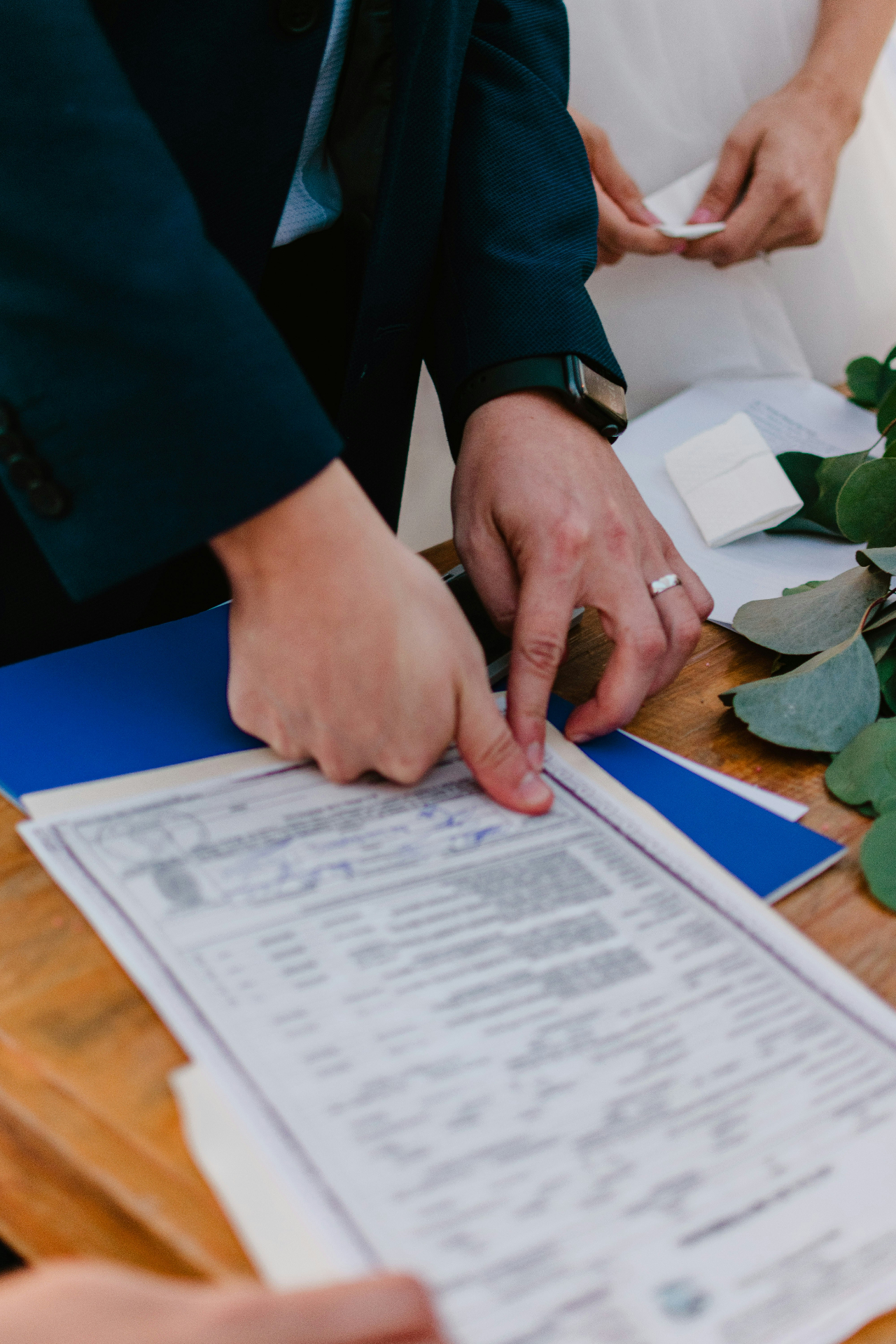 Signing mortgage renewal documents